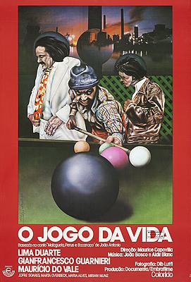 Cartaz do filme O Jogo da Vida | Enciclopédia Itaú Cultural